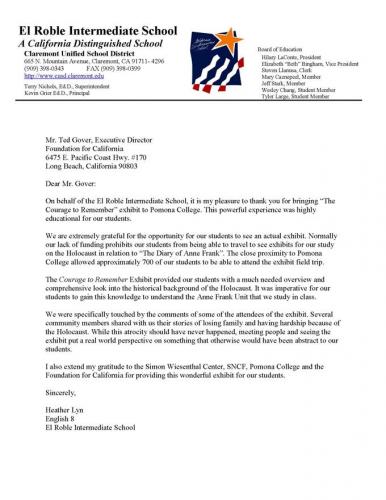 Thank-You-Letter-From-El-Roble-Intermediate-School-Claremont1
